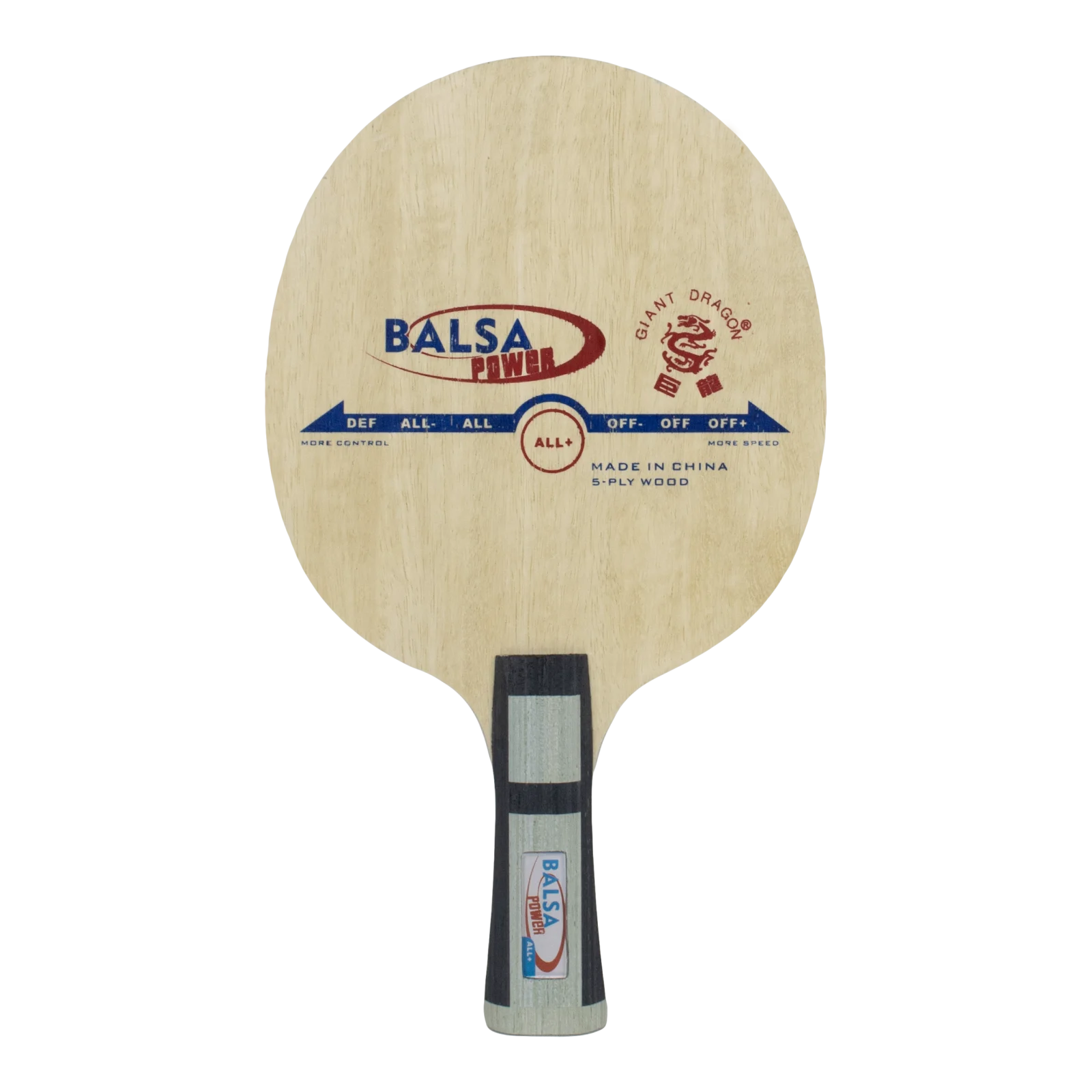 Raquete Lâmina tênis de mesa balsa power FL 5 folhas Giant Dragon