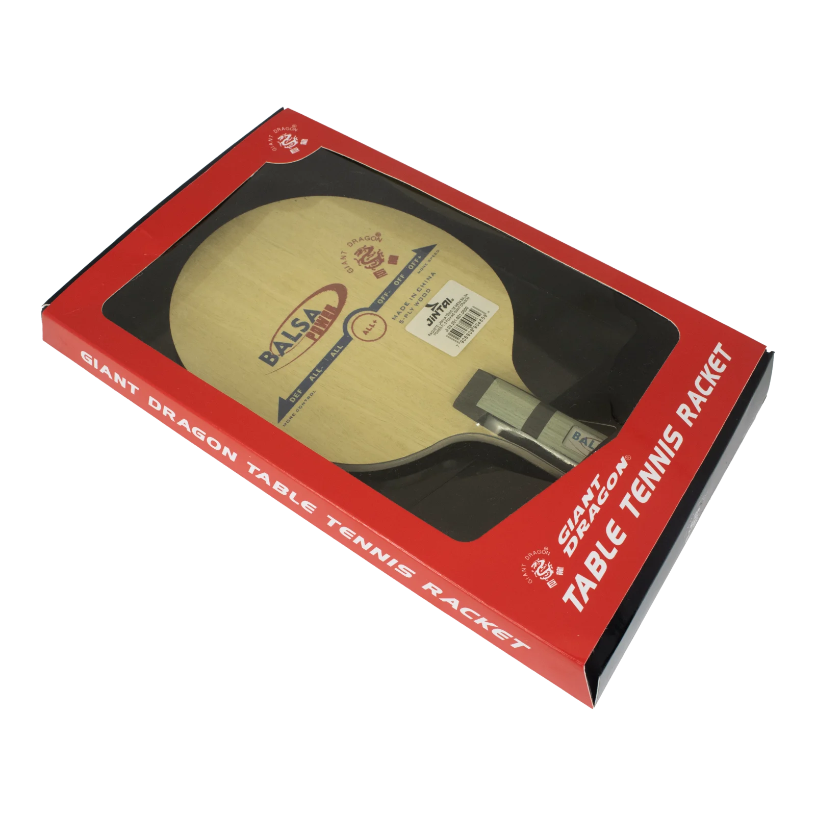 Raquete Lâmina tênis de mesa balsa power FL 5 folhas Giant Dragon