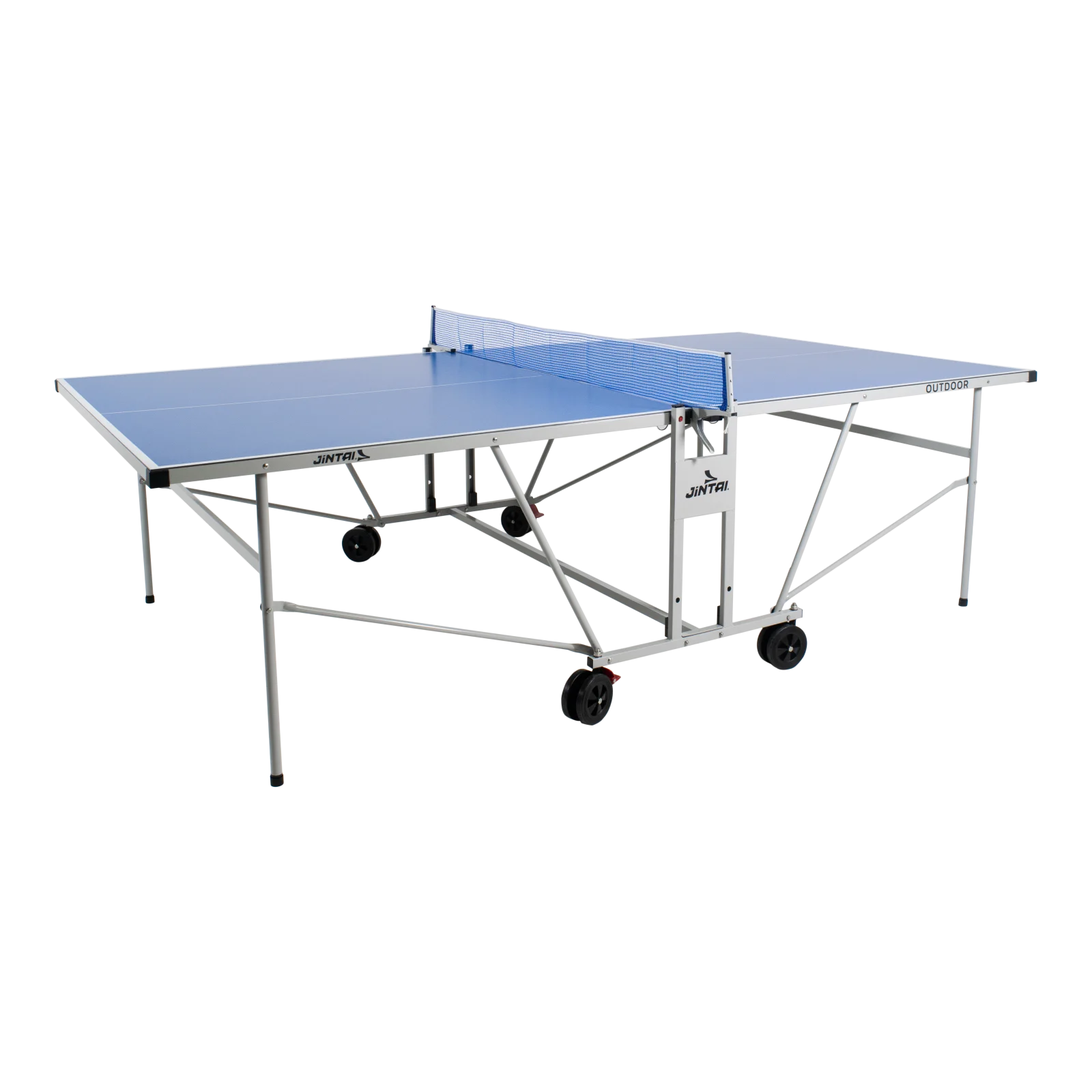 Mesa de tênis de mesa tamanho oficial outdoor com postes e rede jintai