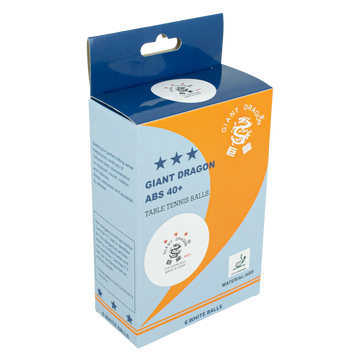 Bolas Tênis De Mesa 3 Estrelas ITTF Branco Giant Dragon 6un
