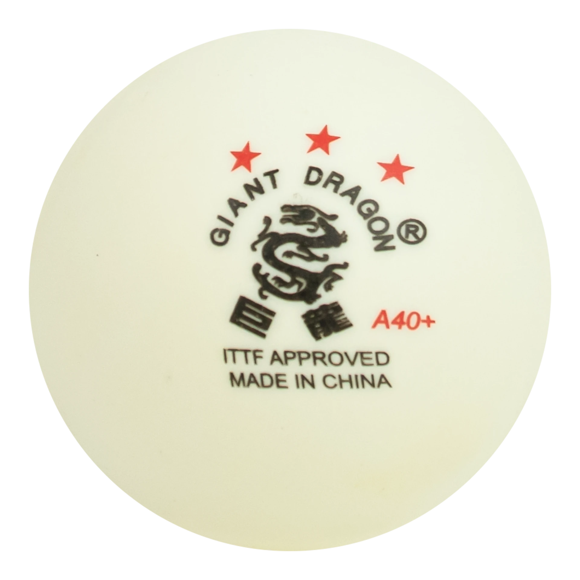 Bolas Tênis De Mesa 3 Estrelas ITTF Branco Giant Dragon 6un