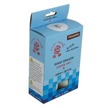 Bolas Tênis de Mesa 1 Estrela 40+ Giant Dragon Branco 6un