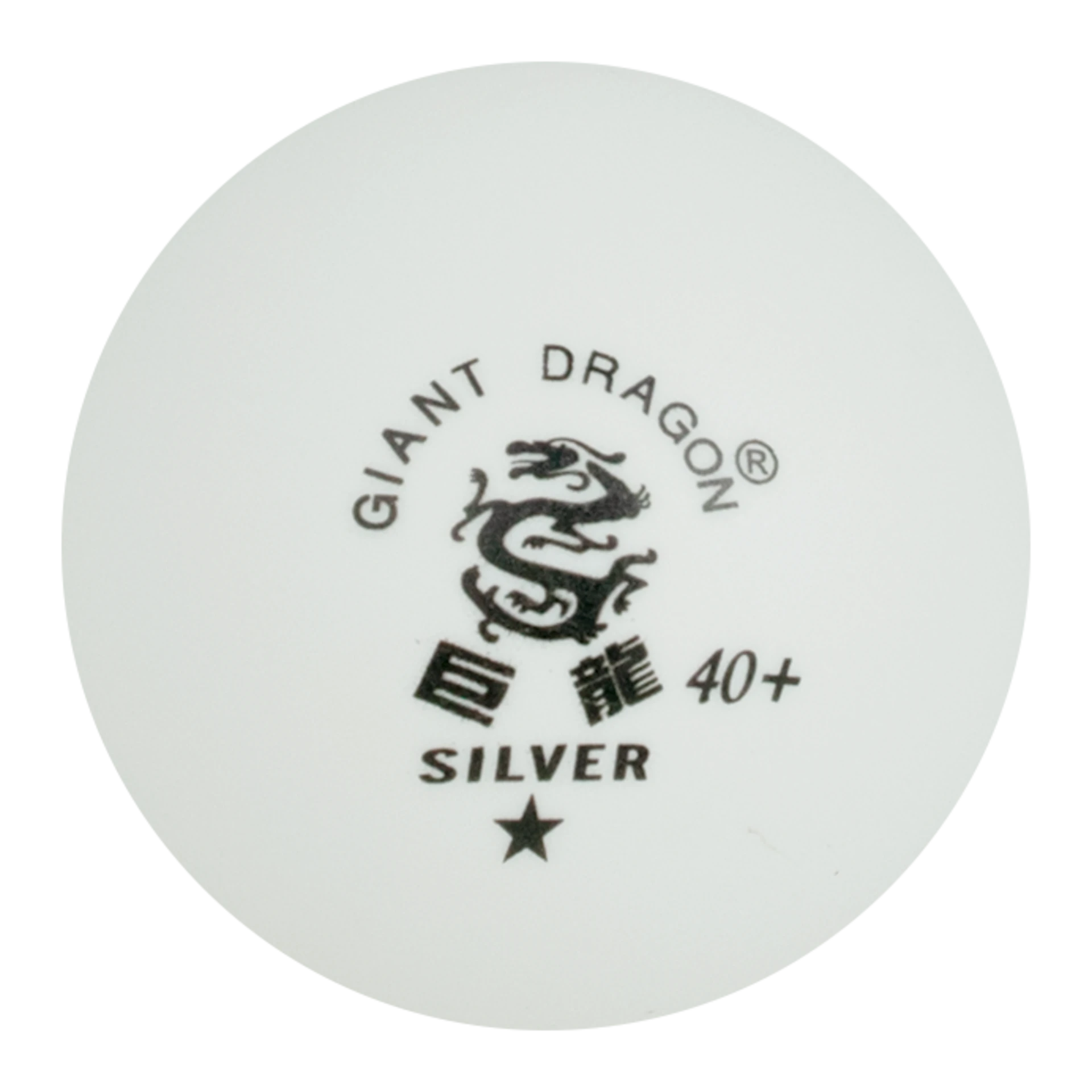 Bolas Tênis de Mesa 1 Estrela 40+ Giant Dragon Branco 6un