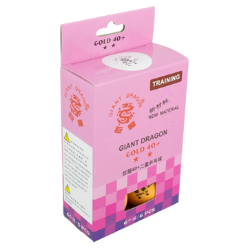 Bolas Tênis De Mesa 2 Estrelas Laranja Giant Dragon 6un