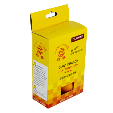 Bolas Tênis De Mesa 3 Estrelas Laranja Giant Dragon 6un