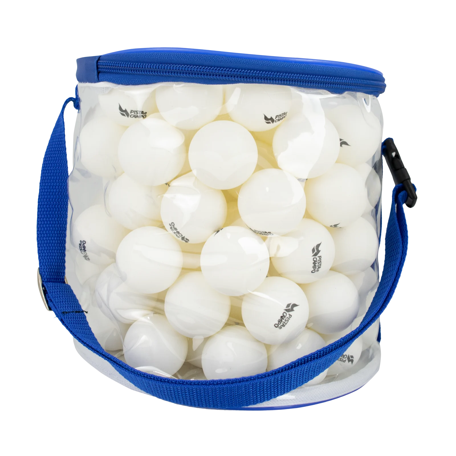 Kit 100 Bolas Bolinhas Tênis De Mesa Ping Pong Com Bolsa Cor Branco