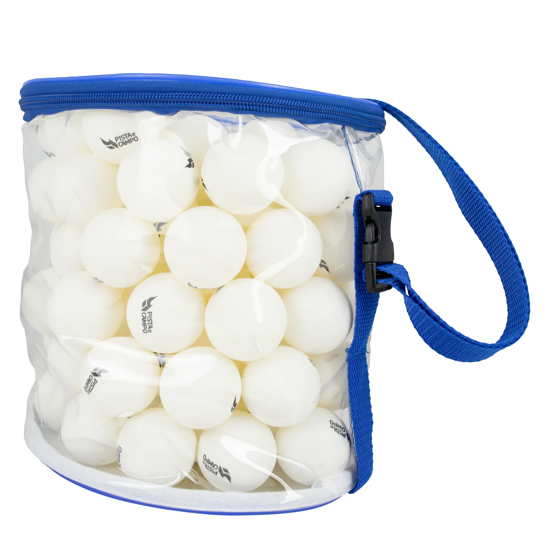 Kit 100 Bolas Bolinhas Tênis De Mesa Ping Pong Com Bolsa Cor Branco