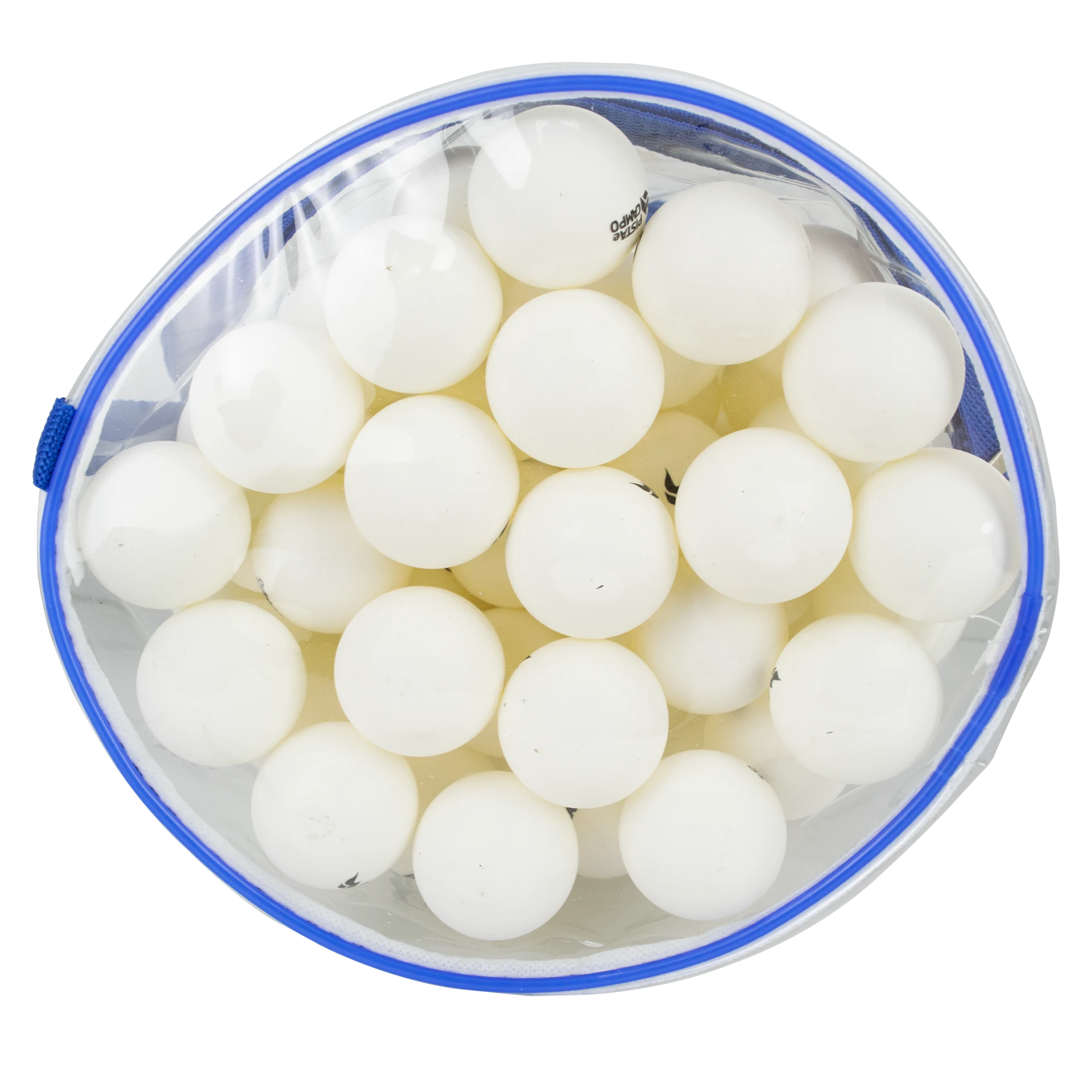 Kit 100 Bolas Bolinhas Tênis De Mesa Ping Pong Com Bolsa Cor Branco