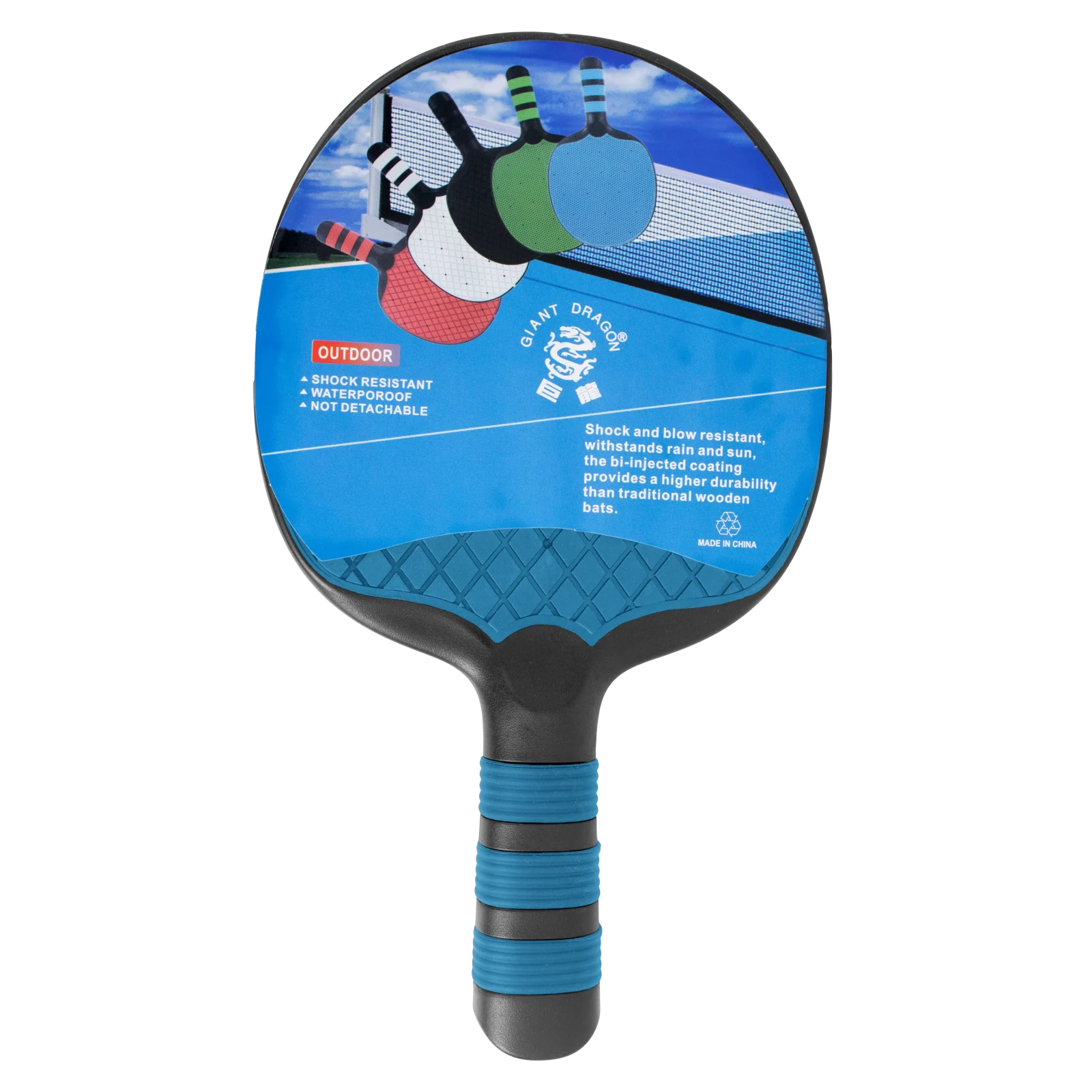 Raquete de tênis de mesa outdoor Giant Dragon - Azul
