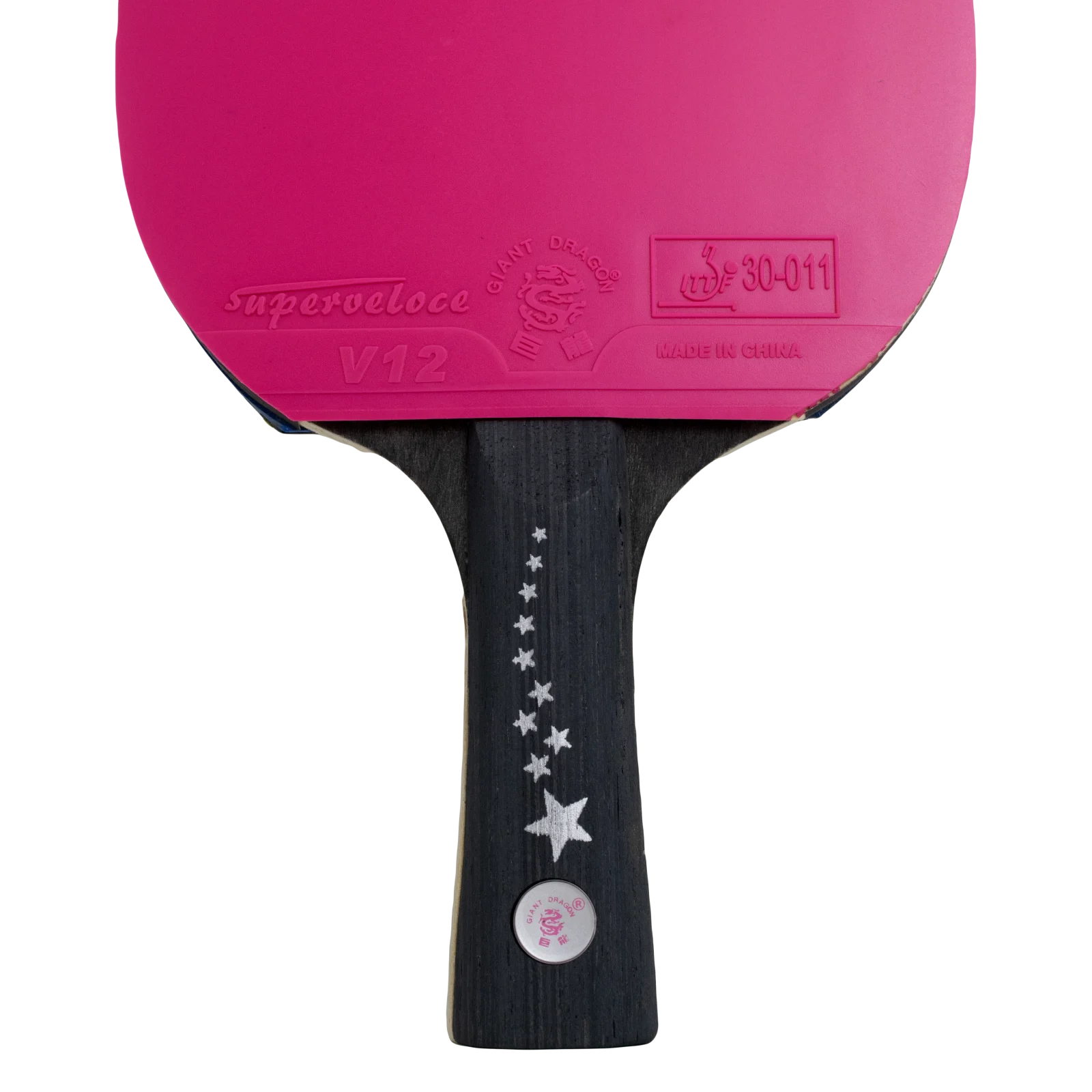 Raquete de Tênis de Mesa Superveloce v12 4 Estrelas Giant Dragon