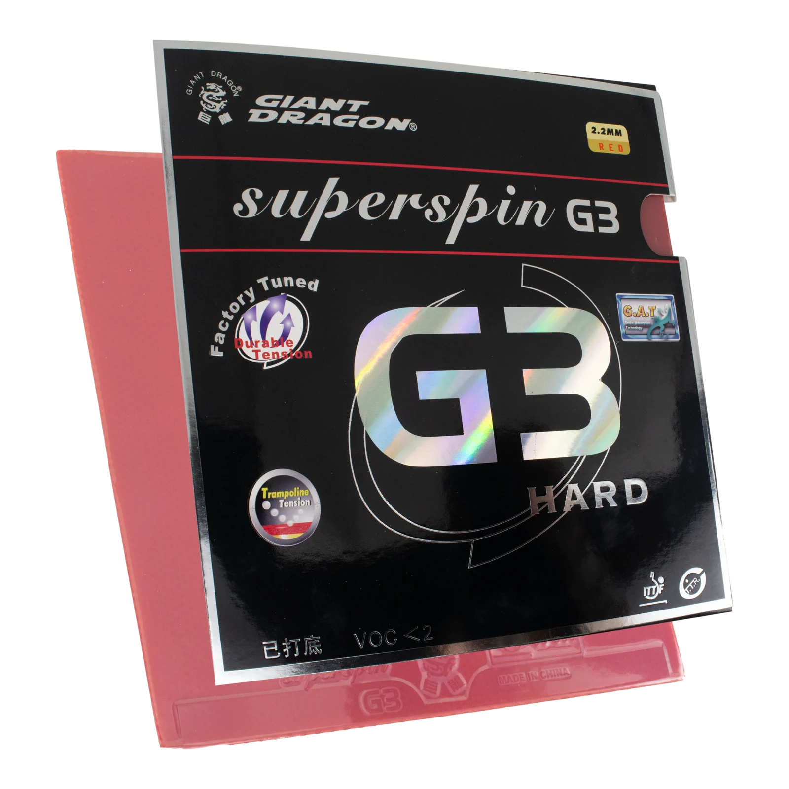 Borracha Superspin G3 Aprovado ITTF - Giant Dragon