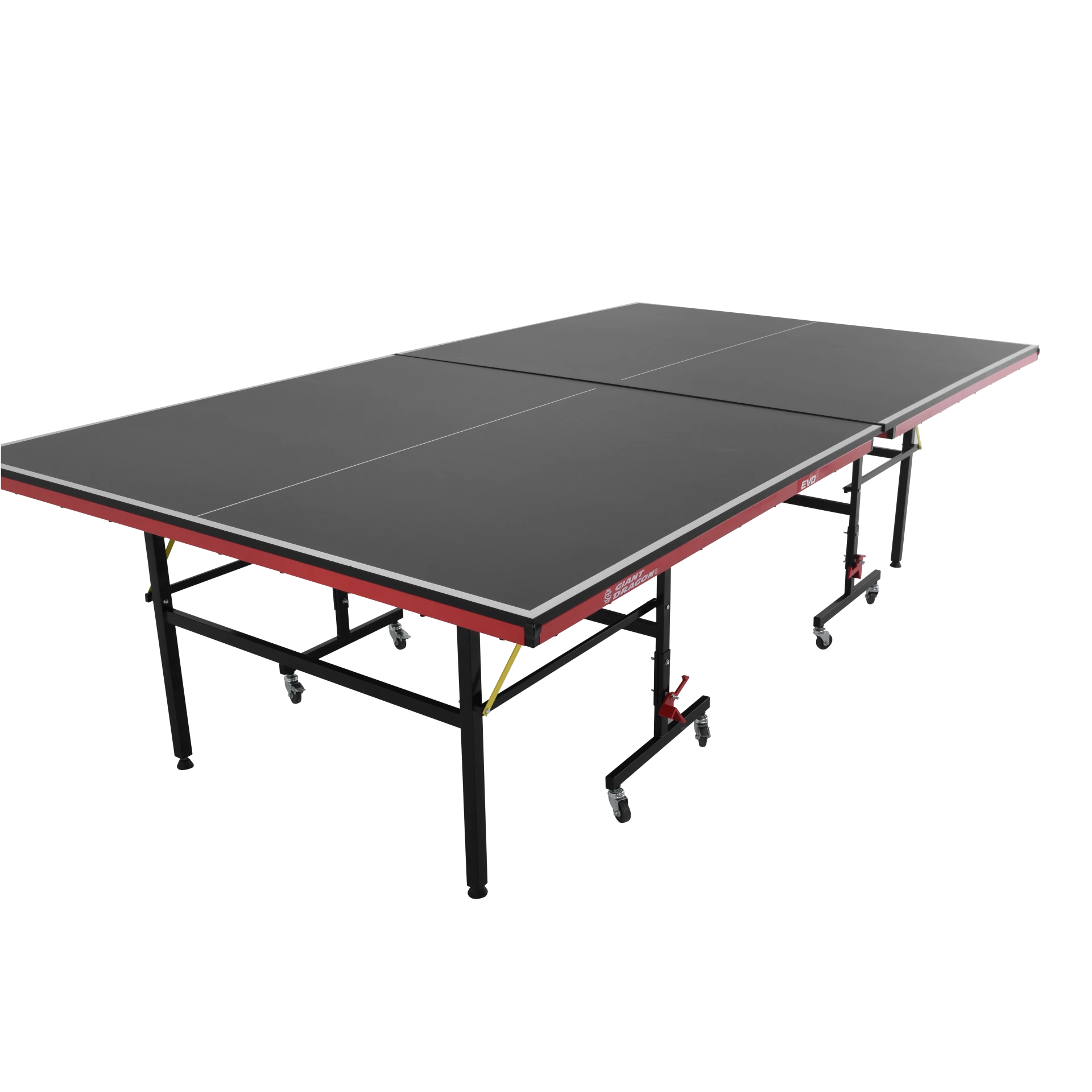 Mesa Tênis de Mesa Oficial Dobrável Preto com Rede Giant Dragon