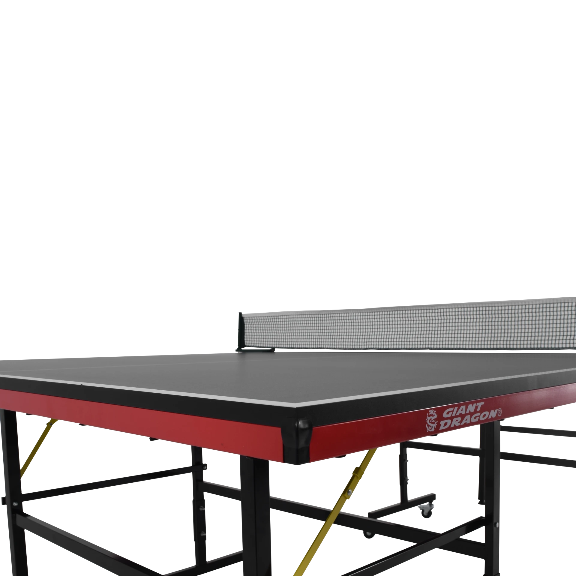 Mesa Tênis de Mesa Oficial Dobrável Preto com Rede Giant Dragon