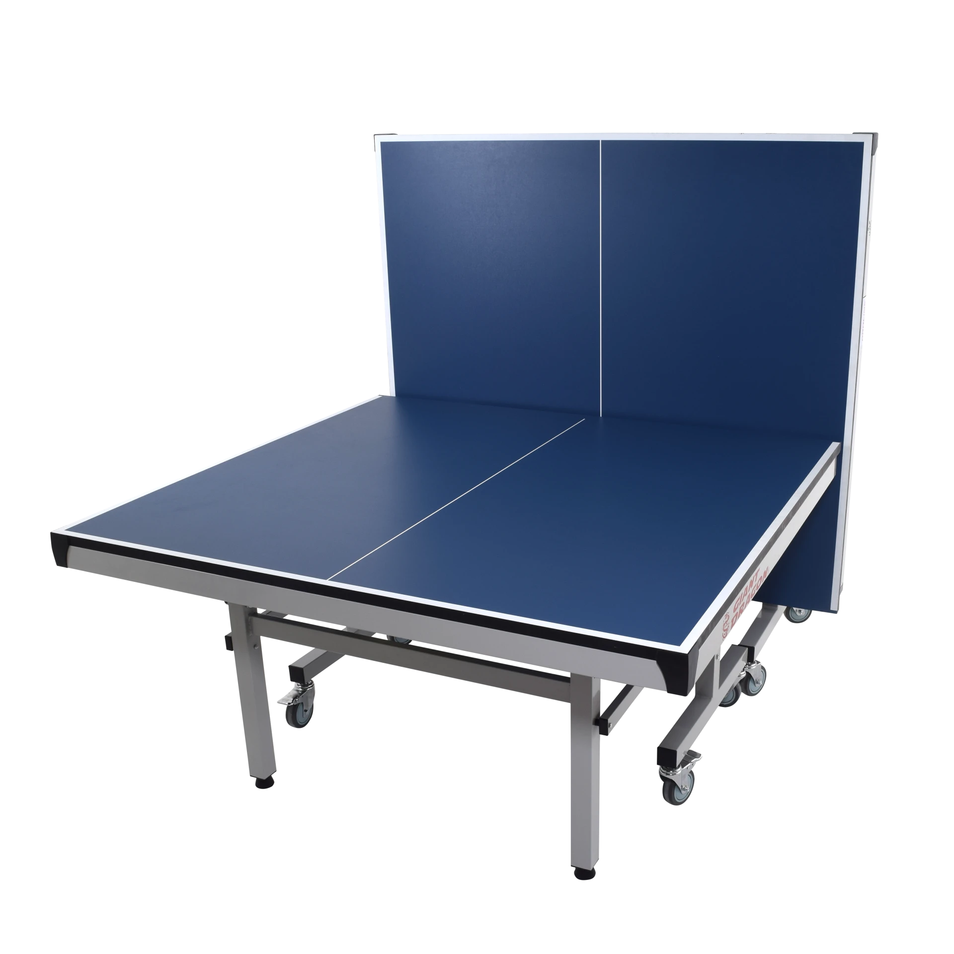 Mesa Tênis de Mesa Profissional Certificada Dobrável Azul e Rede Giant Dragon