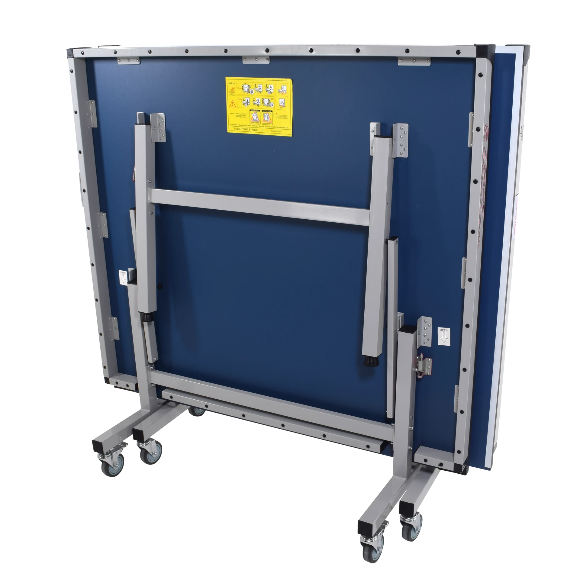 Mesa Tênis de Mesa Profissional Certificada Dobrável Azul e Rede Giant Dragon