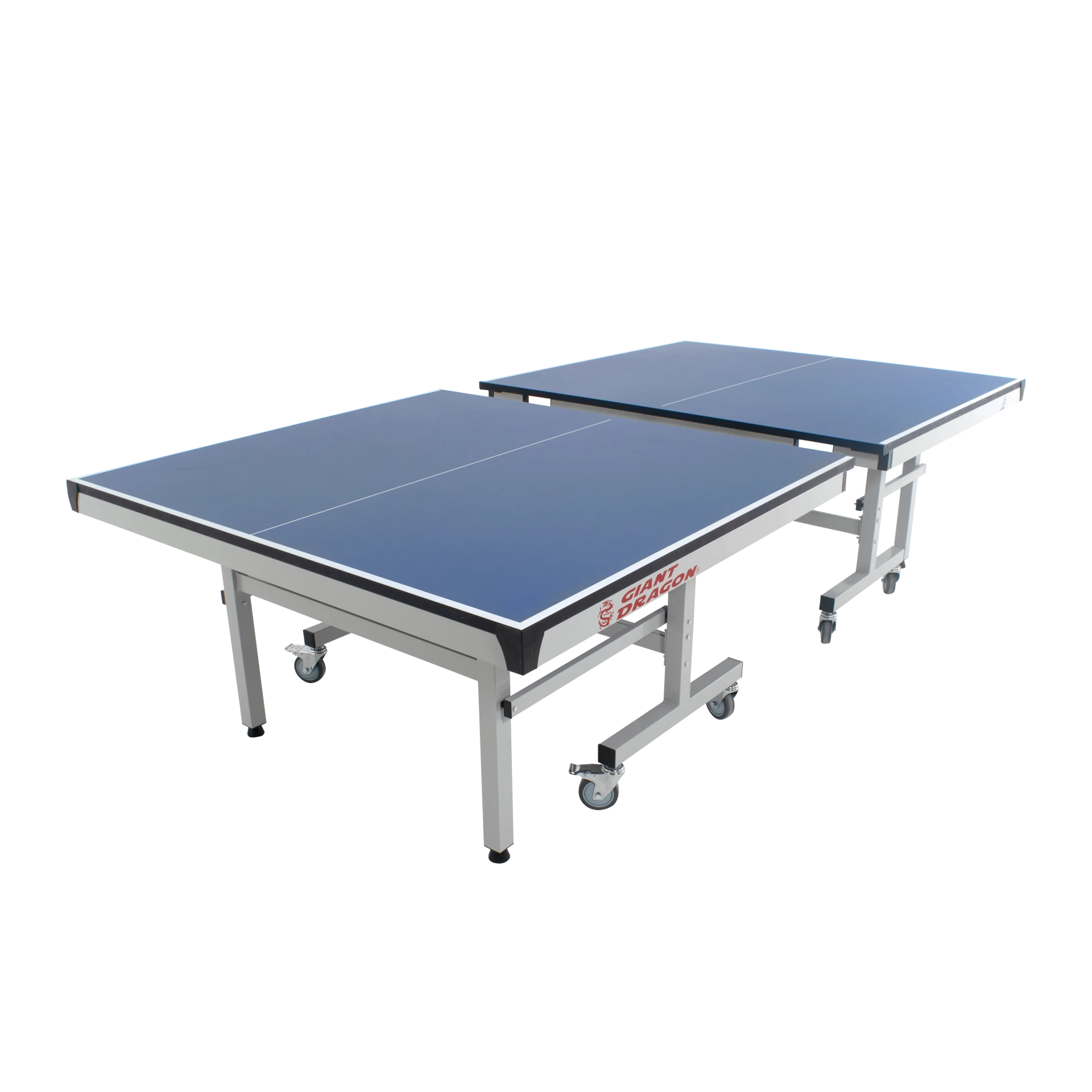 Mesa Tênis de Mesa Profissional Certificada Dobrável Azul e Rede Giant Dragon
