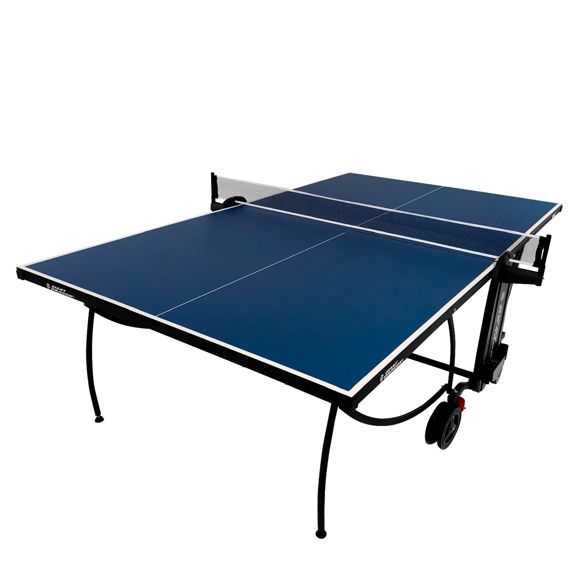 Mesa Tênis de Mesa Dobrável Azul Rede e Porta Itens Giant Dragon