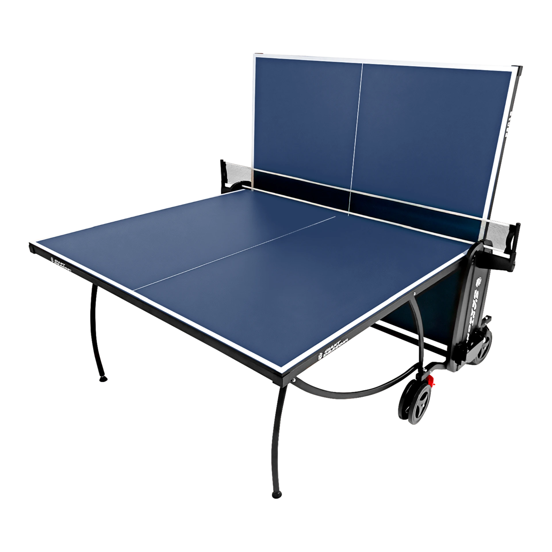 Mesa Tênis de Mesa Dobrável Azul Rede e Porta Itens Giant Dragon