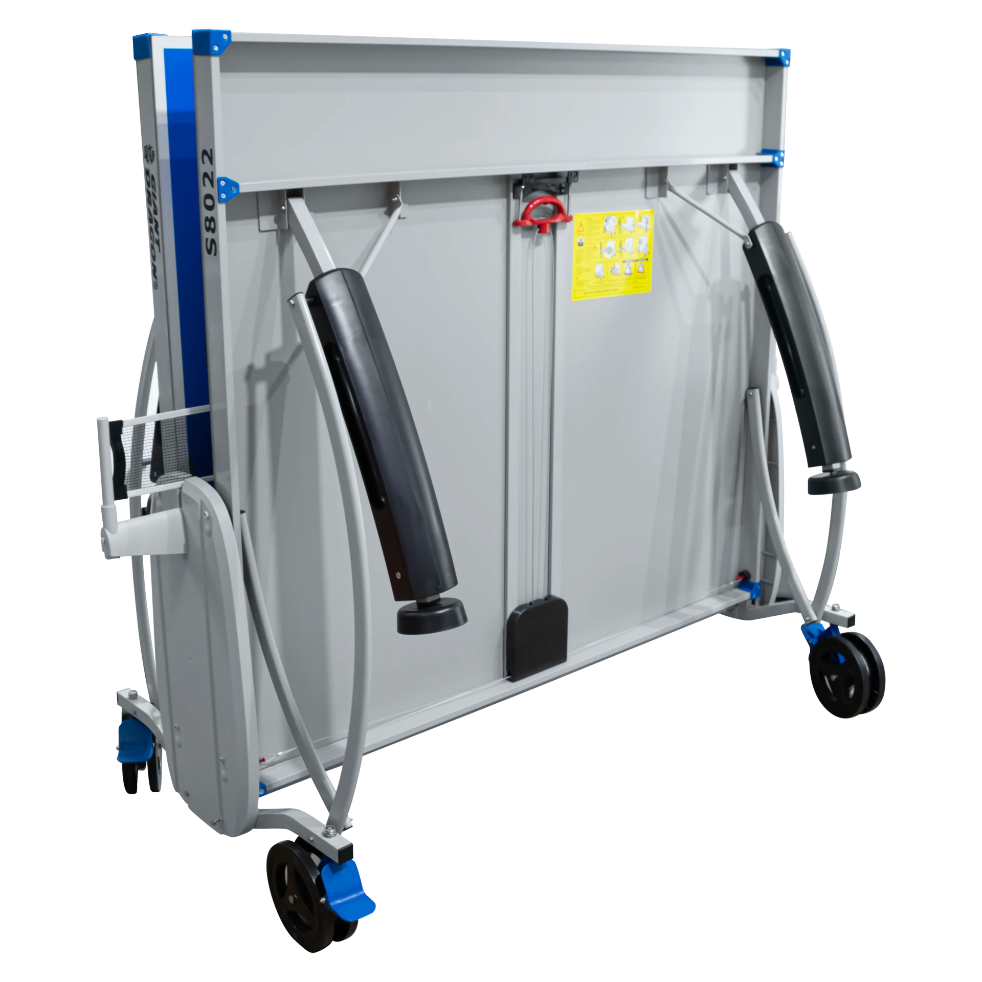 Mesa Tênis de Mesa Dobrável Outdoor Azul e Rede Armazenamento de Bolinhas nos Pés Giant Dragon