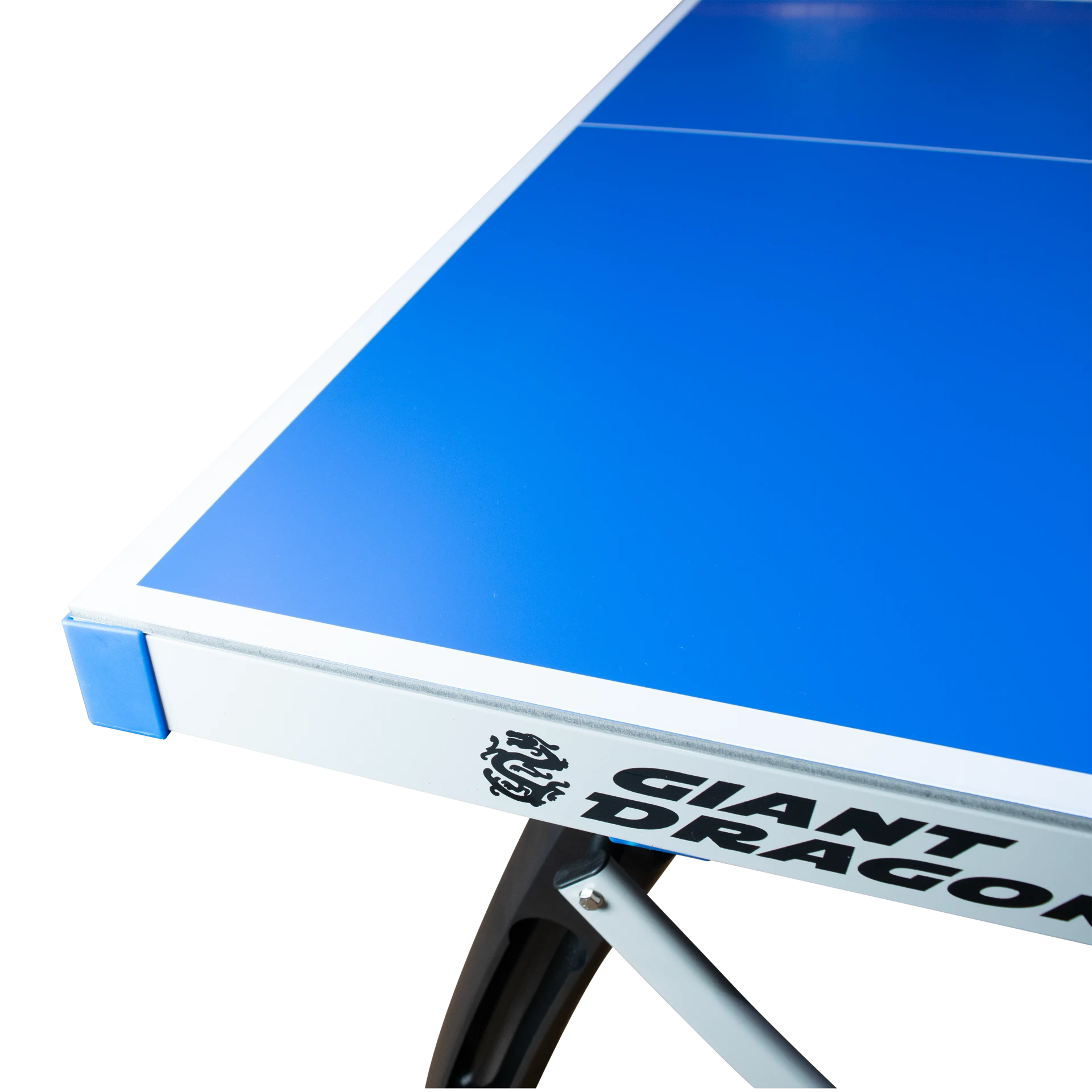 Mesa Tênis de Mesa Dobrável Outdoor Azul e Rede Armazenamento de Bolinhas nos Pés Giant Dragon